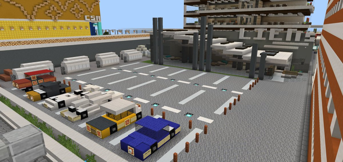 AvrinBuilders's tweet image. Liens has completed their new showroom in Avrin City! The renovated Liens Showroom is in front of Hide Condominium in Moral District

It's just a little bit weird, isn't it? It is a showroom but the vehicles are in an open area

#AvrinHeritageAvBT #Minecraft #SHOWROOM