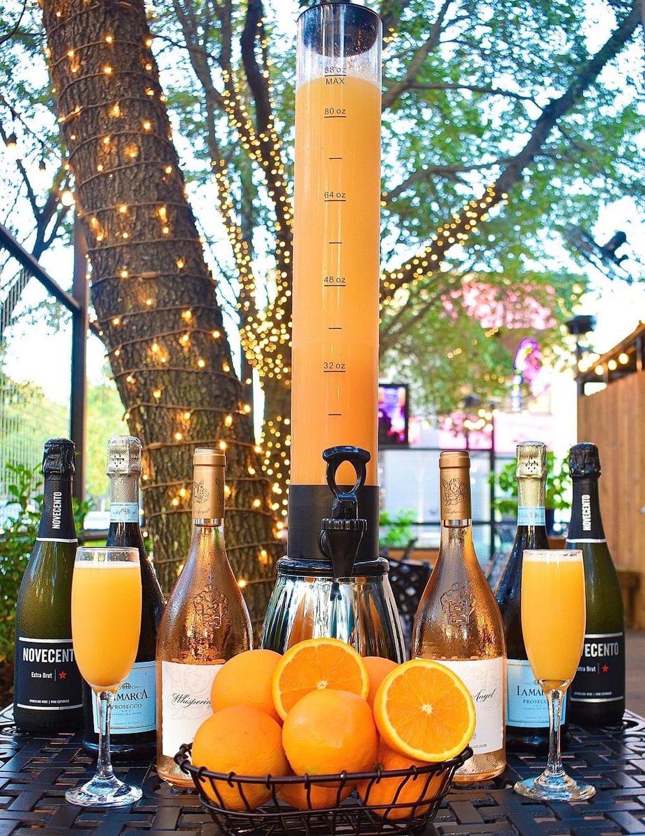 Your Favorite Places In Houston on X: Enjoy a Mimosa Tower with