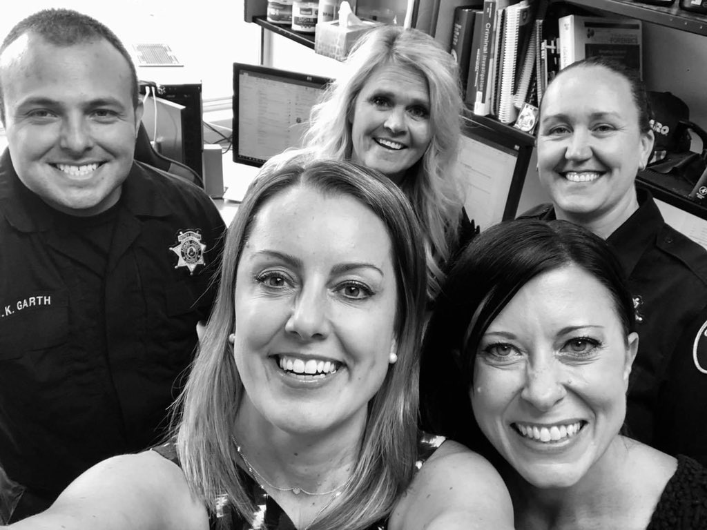 AdamsCoSheriff's tweet photo. Saturday Smiles- Crime Lab Style!! 🕵️‍♂️👩‍🔬

These are some of the hardest working people we know! https://t.co/CVCD163LwF
