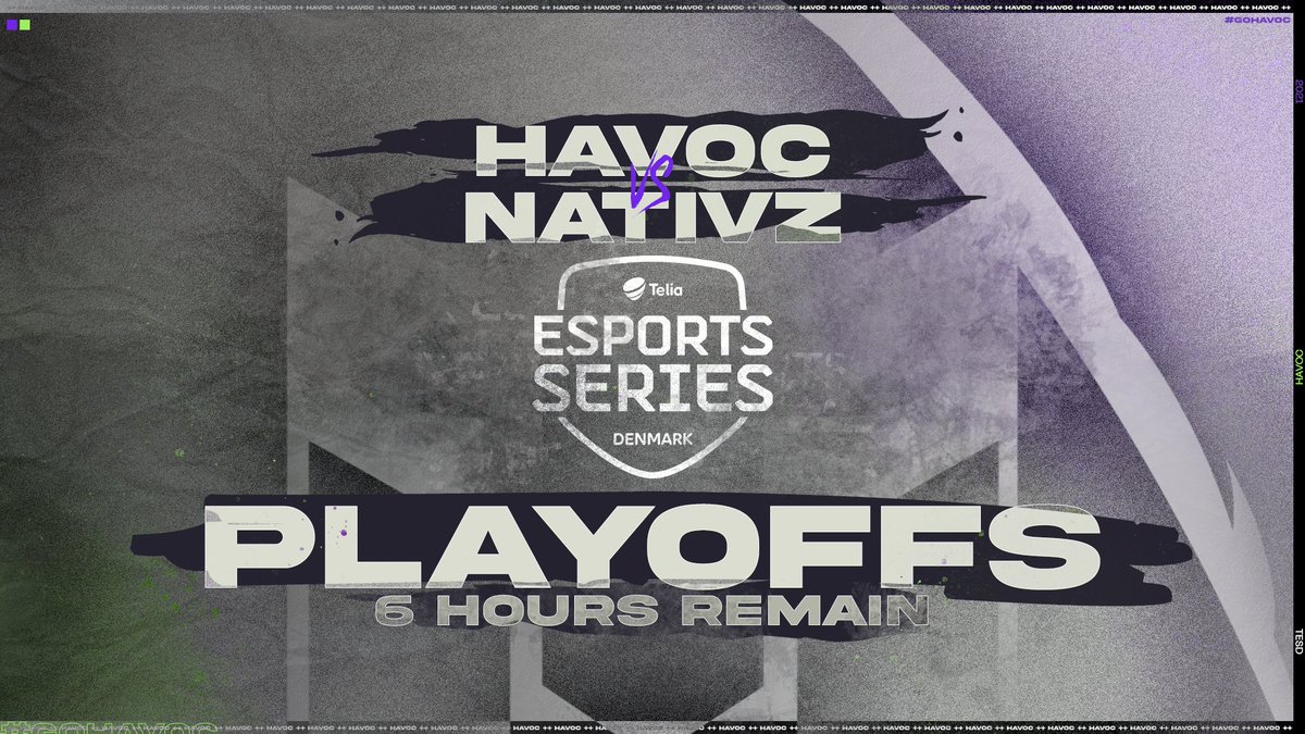 ITS PLAYOFFS TIME #GoHavoc
Well, not yet, but at 18:00 🤷