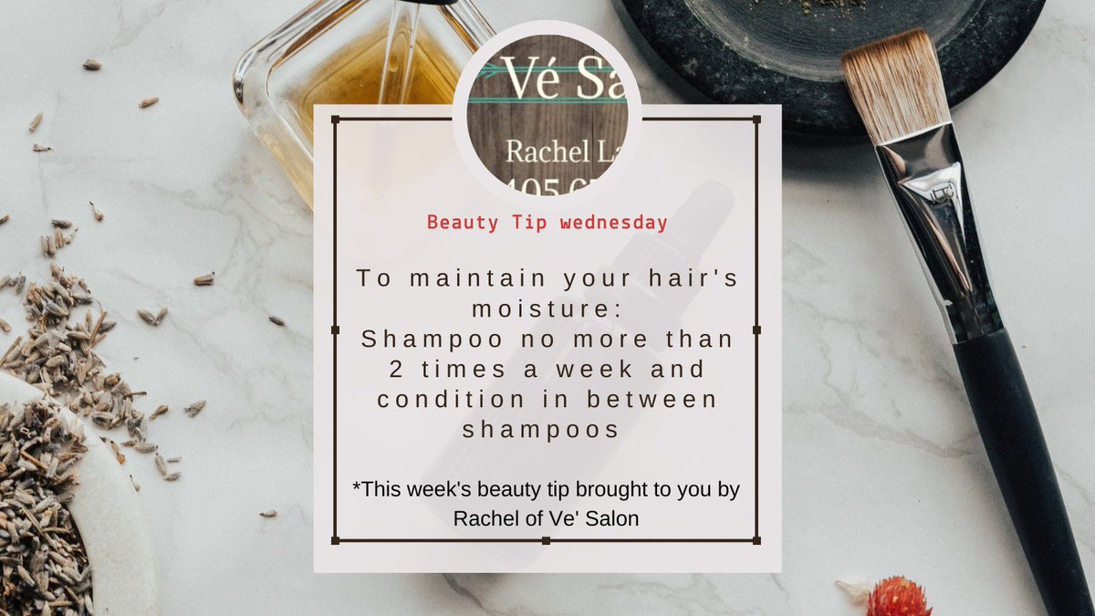 The more you know 😉
*This week's beauty tip brought to you by Rachel of Ve' Salon