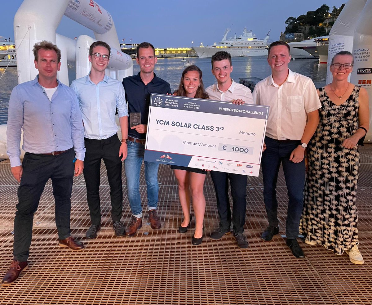 Nieuw team, nieuwe boot, nieuwe partners. WE DID IT! 3e prijs Monaco Energy Boat Challenge!! <a href="/yachtclubmonaco/">Yacht Club de Monaco</a> <a href="/HANnl/">HAN University of Applied Sciences (HAN)</a> @studeertechniek