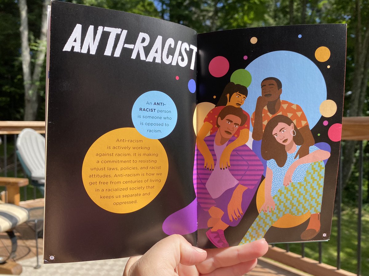 ProfeFrederick's tweet image. Just finished reading #ThisBookIsAntiRacist and I’m so inspired by @tiffanymjewell’s words and the art work by @4ur3liad. Highly recommend to add to your summer reading list. #alwayslearning