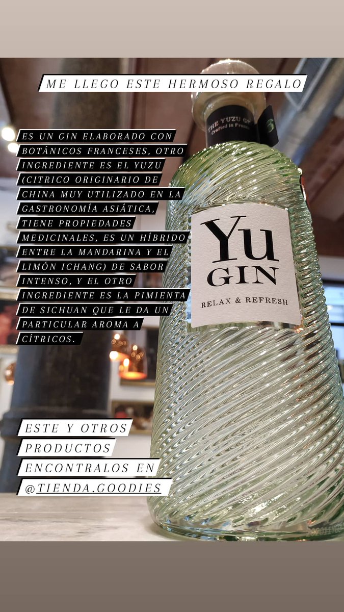 Entró esta belleza al país de la mano de GOODIES, buscalo en IG como @ tienda.goodies y descubrí todo lo que tenemos para el bar en casa... 🤣
