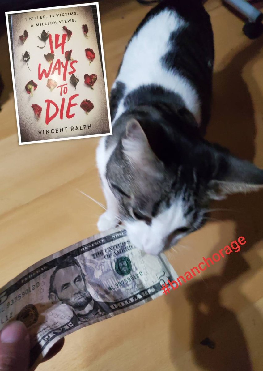 BNAnchorage's tweet photo. What would you do with $5? You could eat it...or you could get yourself a new book! Buy anything from our #BNAnchorgeCafè and get 14 Ways To Die by Vincent Ralph for only $5
#bnanchorage #barnesandnoble #bn #bnbuzz #bncafe #newrelease #14WaysToDie #VincentRalph #caturday #cats https://t.co/haoMMX2jmY