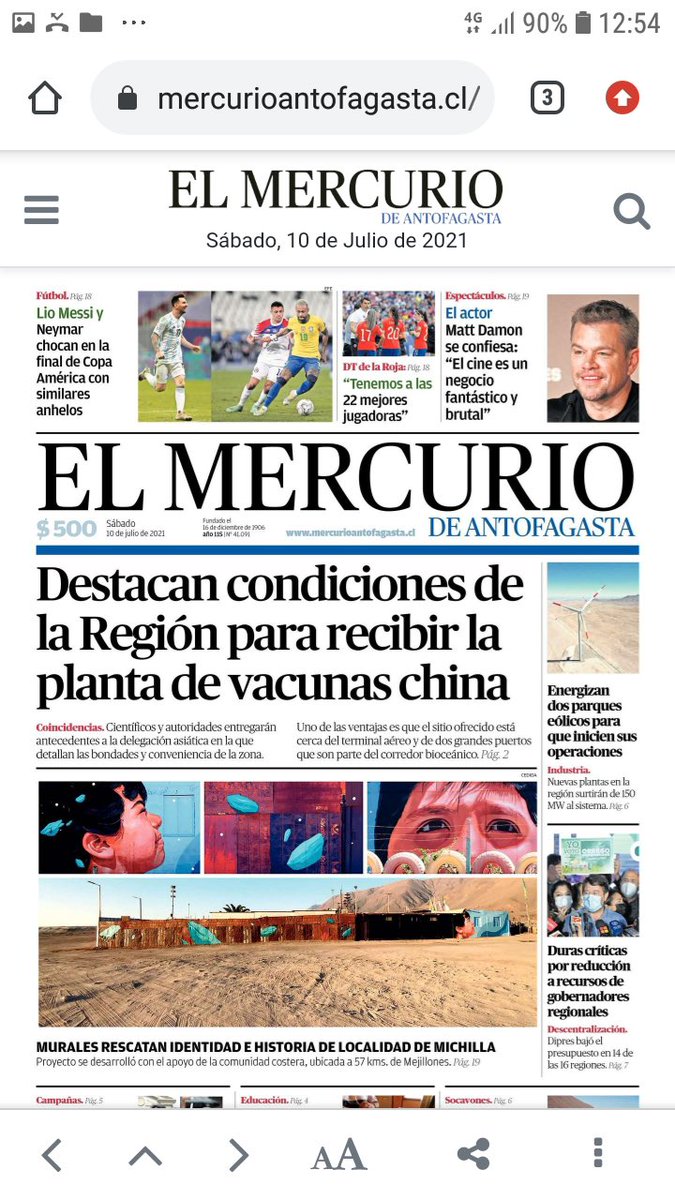 fjlopezd's tweet photo. Tchamma es uno de los cuatro proyectos de la empresa Mainstream que se energizaron. En total suman 571 Mw de energías renovables. https://t.co/Gk4145YZJa