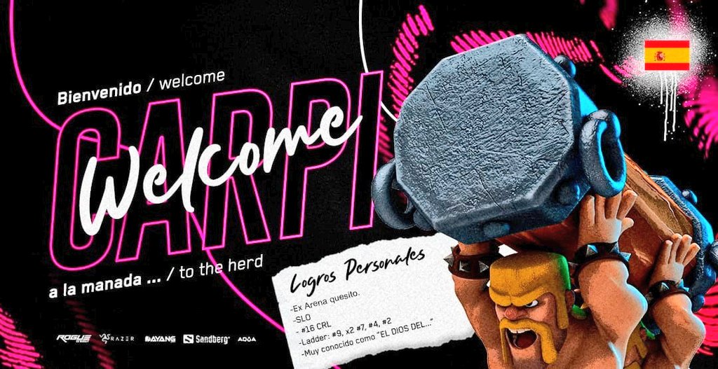 7wgamingg_'s tweet image. [ 7WOLVES  x @ClashRoyale ]

Hoy tenemos el placer de presentarles a nuestros dos primeros integrantes que formarán parte de nuestro equipo internacional de #ClashRoyale, ellos son:

🇧🇾 | @LaPoKaTi
🇪🇦 | @Carpi_CR

Todo equipo tiene su mensaje y el nuestro siempre será: "VICTORIA"