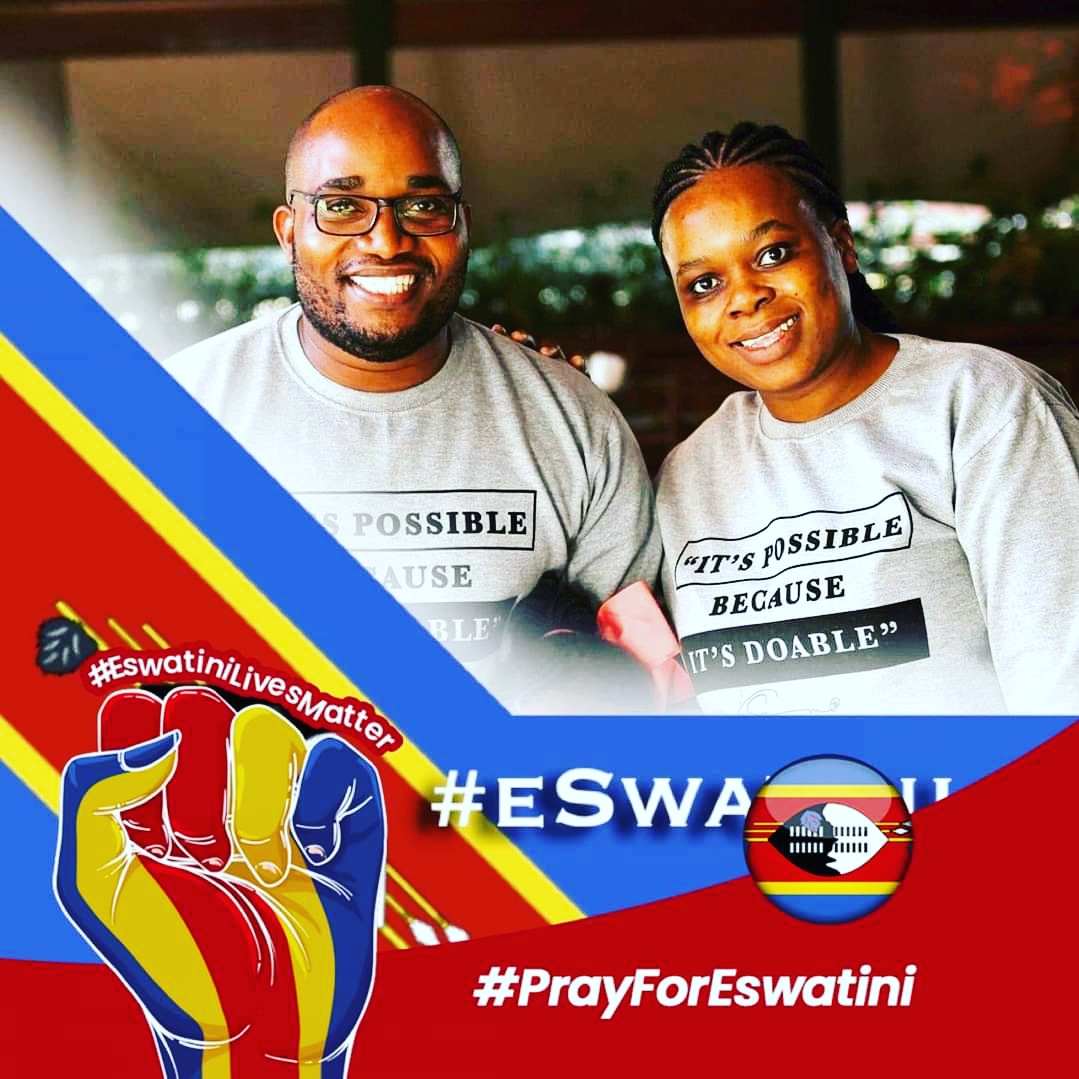 gamede_sanele's tweet photo. To all the brothers and sisters in eSwatini, I want to say #ItsPossibleBecauseItsDoable #eSwatiniProtest #SwaziLivesMatter https://t.co/JXw0WSeX61