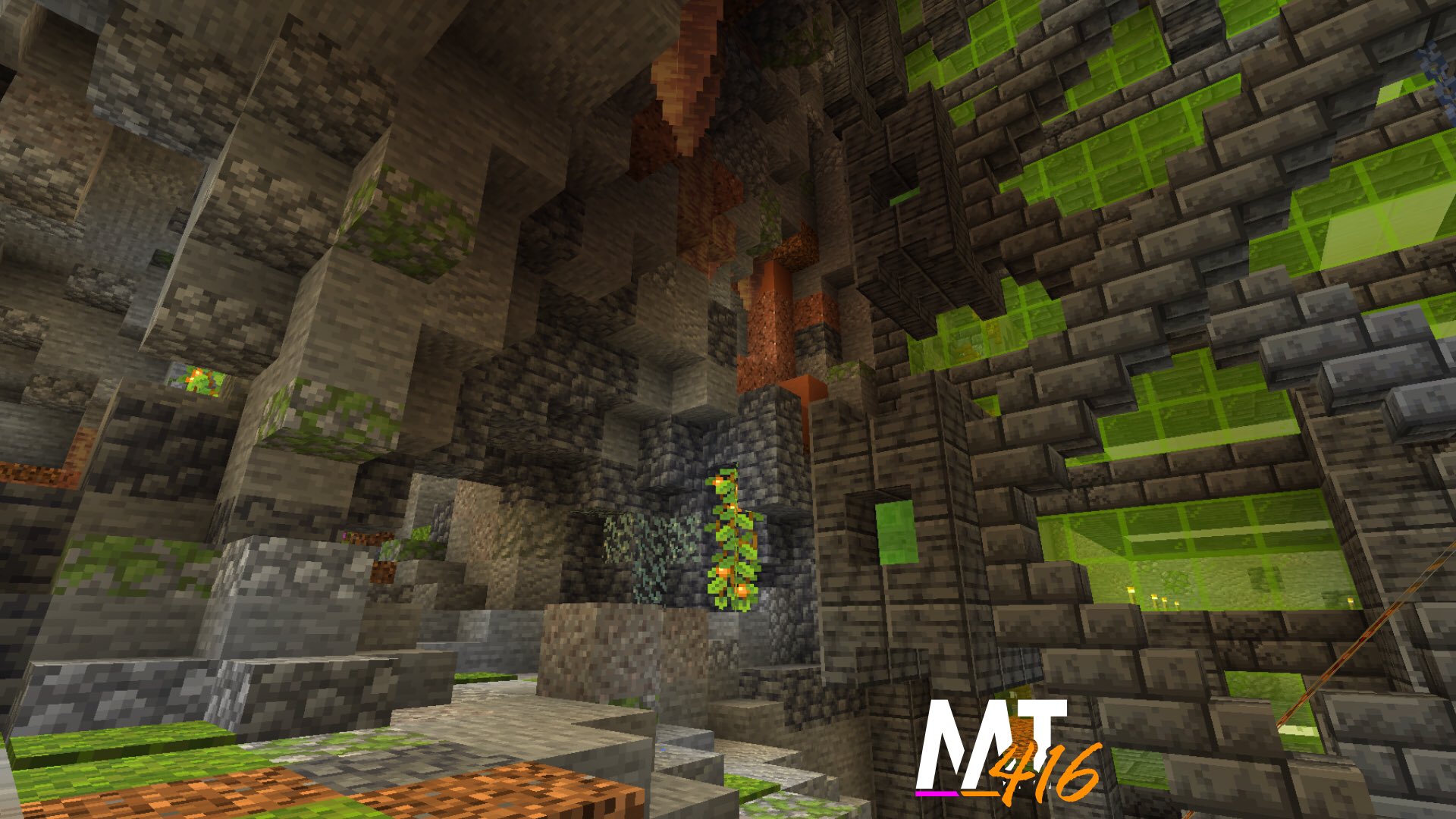 Madtiger416 Echocraft Minecraft 1 17 Smp S3 E5 Slime Farm Today I M Building A Slime Farm Below My Custom Biome Mountain Base It S A Big Build But It Came Out Great