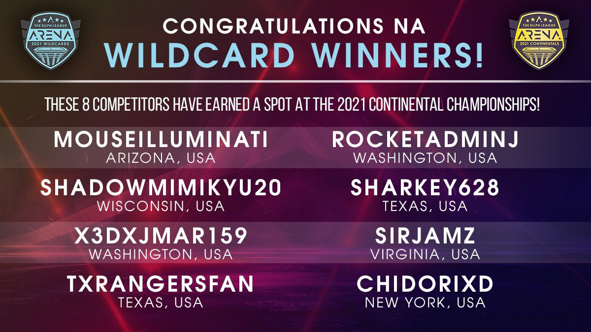 And that’s another Wildcard in the books! Congrats to our 8 NA Wildcard invitees, and thanks to all of the participants!