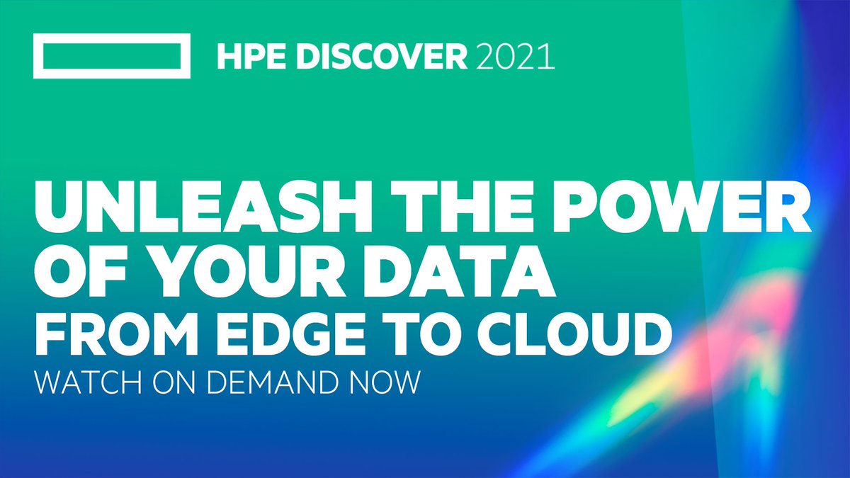 HPE_Storage's tweet image. Learn how to unlock the potential of your data with #UnifiedDataOps from HPE. ICYMI – You can still join #HPEStorage for their #HPEDiscover Spotlight Session – on-demand! “Unleash the Power of Data from Edge to Cloud” @HPE_Discover @StorageSandeep hpe.to/6010yrc5G