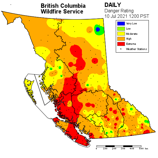 Extreme fire danger across most of Vancouver Island right now. <a href="/CHEK_News/">CHEK News</a>