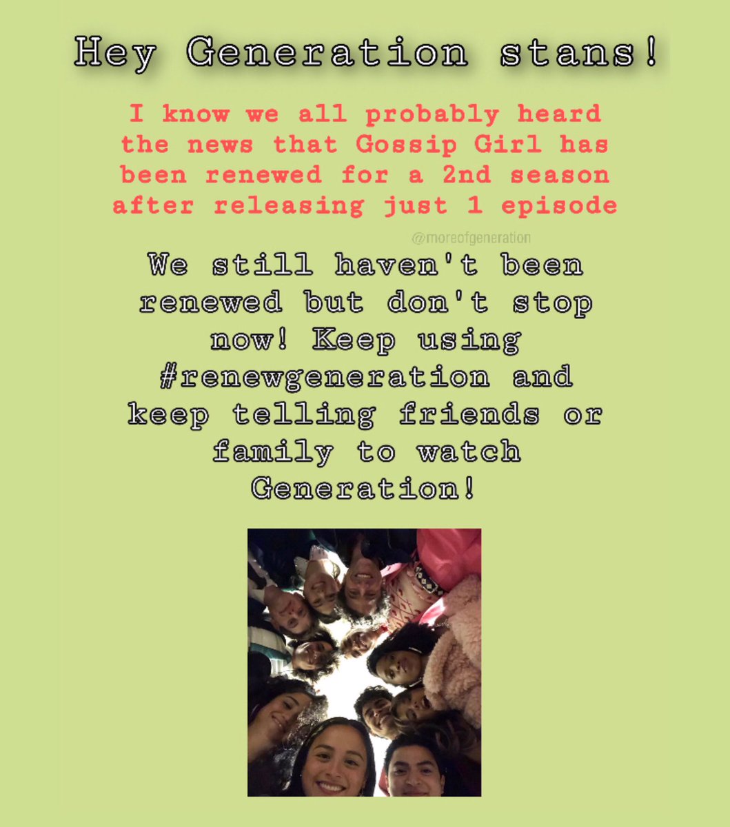 moreofgen's tweet photo. Keep using your voice!  📢🗣 #renewgeneration #HBOMax https://t.co/fZwjNSY5y9