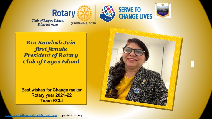 Rotary_RCLI's tweet photo. RCLI First female Change Maker President Rtn Kamlesh Jain @kamleshexclmind envisions the RCLI's new chapter and ready to make a reality. @jainrameshjain @Shekhar_Rotary  @Rotary9110  join us to make a difference https://t.co/s6Y5ylSV2F