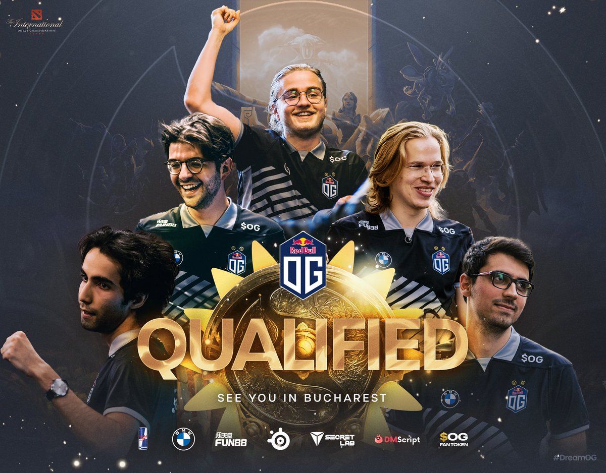 Surreal run. 

We are qualified for TI10.

SEE YOU IN BUCHAREST. 🔥

#DreamOG