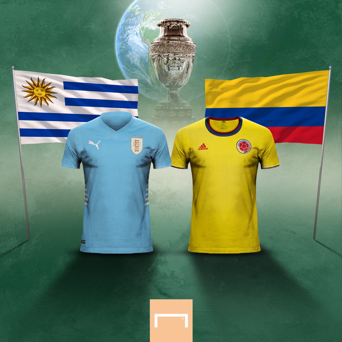 Goal's tweet - "The Copa America quarter-final games are now set 👀 Argentina vs Ecuador Brazil ...