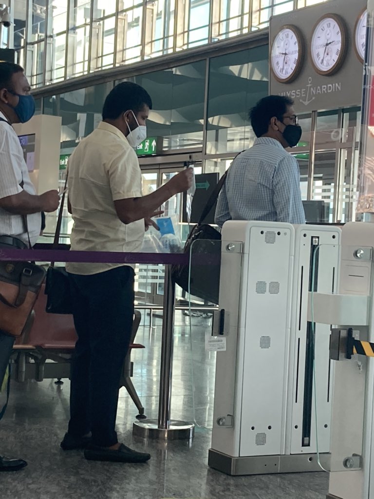 BalajiiSrinivas's tweet image. Guess this young MP from my state Karnataka to whom I bumped this morning at Bangalore airport. I was surprised to see him in the Q like a common man when many elected reps takes the privilege of protocol and security.