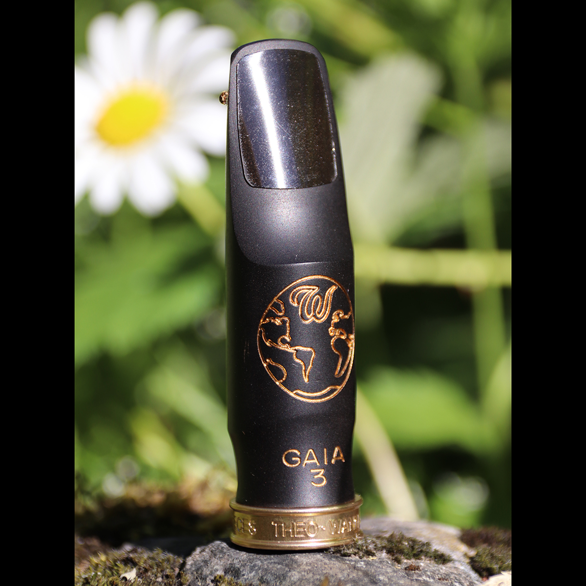 TheoWanne's tweet photo. We've been out in nature a lot lately, have you?

GAIA is our most well-rounded, versatile mouthpiece. It is equally at home in all playing situations. Here it is enjoying some summer sunshine between gigs (ladybug not included). https://t.co/sutW6zAkJs
