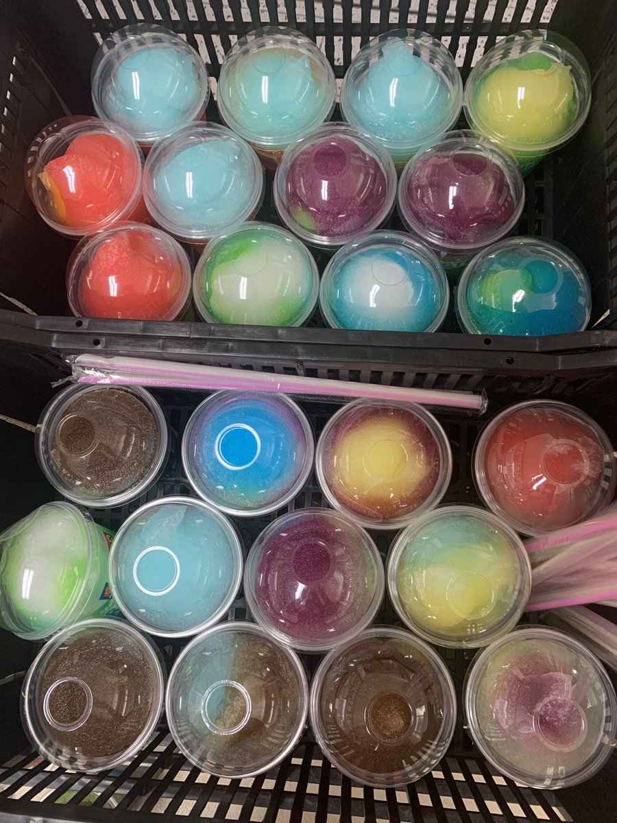 GRoadSchool's tweet image. A huge shout out to our amazing Grant Road SCC! They treated out school Kahoot champions to slurpees on the perfect day!