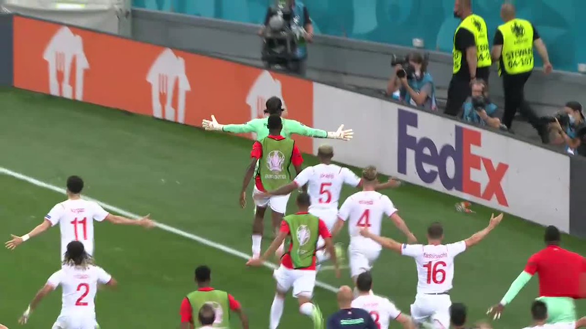 espn's tweet photo. SWITZERLAND KNOCKS OUT FRANCE ON PENALTIES! @ESPNFC https://t.co/TVrVKmSkyy