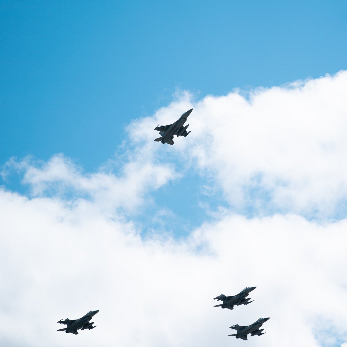 Today four F-16s from the Colorado ANG did a flyover in honor of C2C Nick Duran.