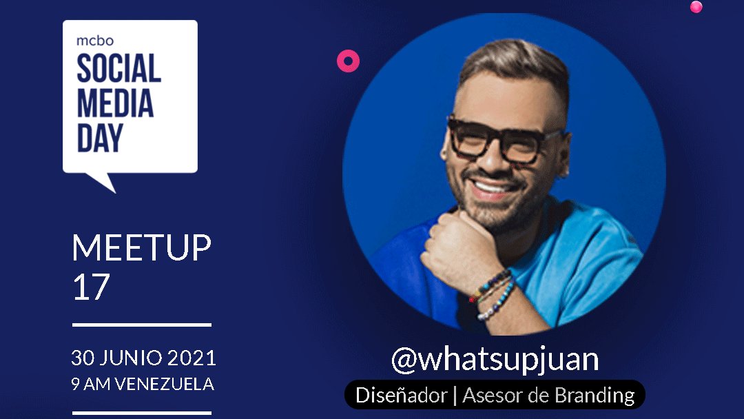 smdaymcbo's tweet photo. #SocialMediaDay Maracaibo l Meetup 17
⏰10:30am cdmx, 11:30am ccs, 12:30am bsas

6⃣ Creías que así, pero no. Speaker: @whatsupjuan 
I #smdaymcbo2021
 
🎁Regístrate GRATIS👉 https://t.co/7TvgPG8YDr https://t.co/v3oNNTcKj6