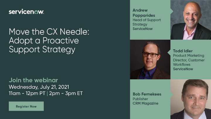 papparides's tweet photo. This webinar will explore how a proactive support strategy helped ServiceNow scale its customer cloud operations and customer support activities without compromising on its customer and employee experience. https://t.co/pQcIRfWQEG https://t.co/CLvNPBdvEK