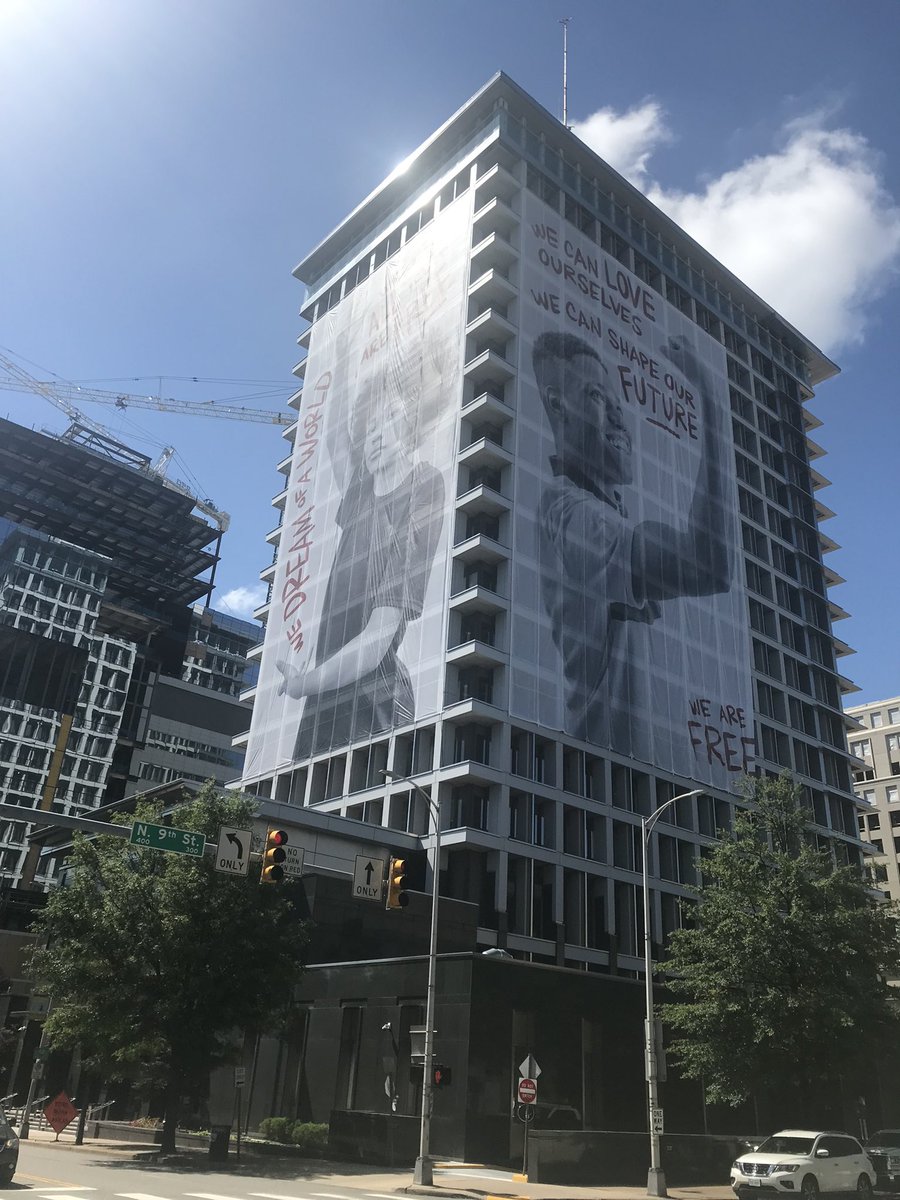 ReggieGordonRVA's tweet photo. If you are in downtown #RVA, check out the Freedom Constellation. It will remain on @CityRichmondVA City Hall until November 30th. https://t.co/GIFnPhrpBj