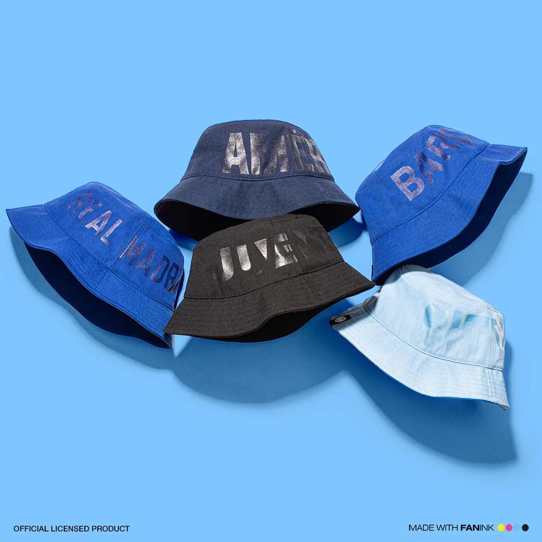 Fan Ink Real Madrid Rave Bucket hat/Cap Blue 