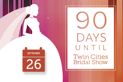 ✨ 90 DAYS ✨ Until the fall 2021 Twin Cities Bridal Show! Mark your calendars and get tickets here: bit.ly/TCBridalShow20…