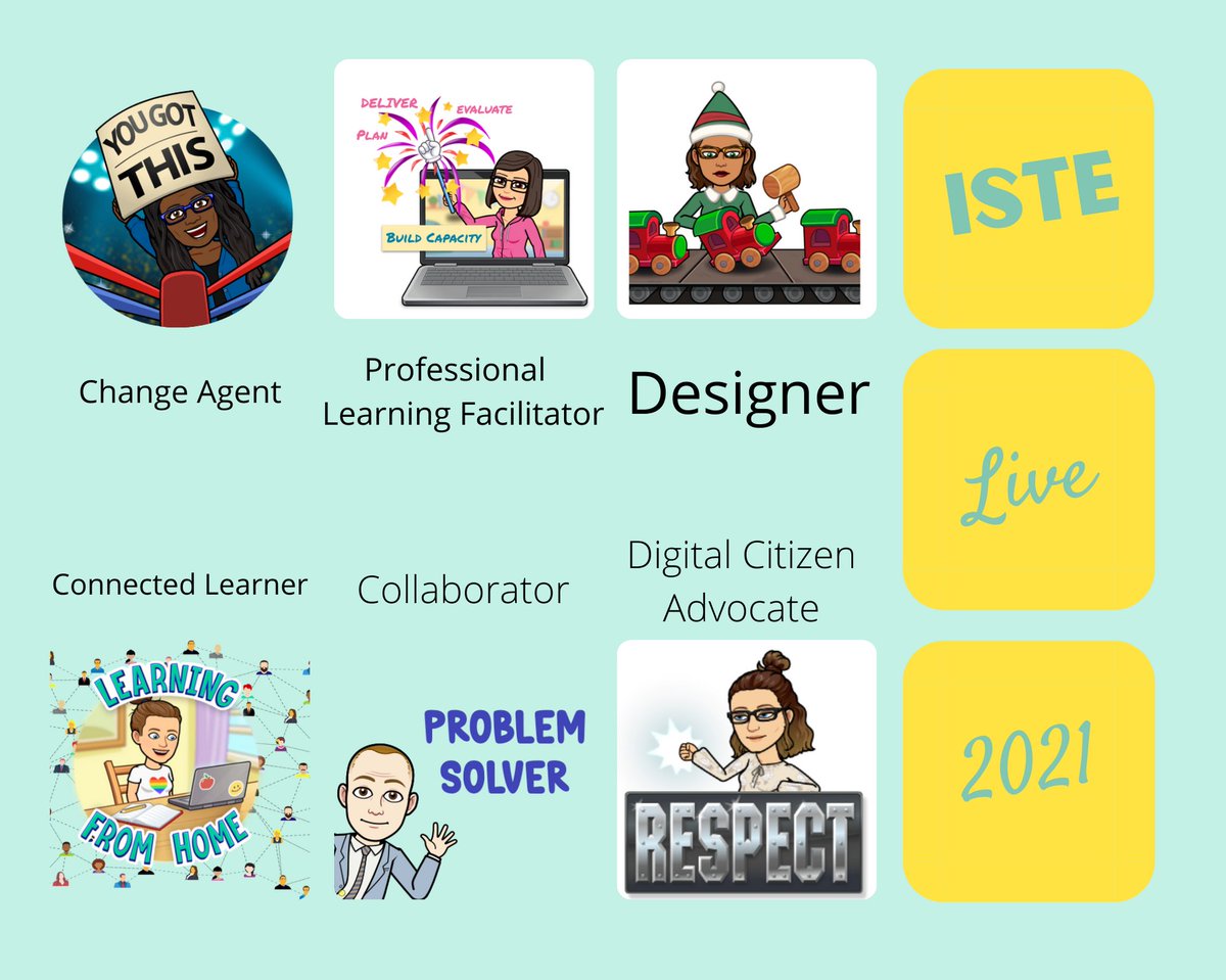 moreruckus2's tweet image. Entering the #ISTELiveContest for our squad. @HowlingMonkey2  @StephMBass  @Darshell @MrsMHenning and @BowerKM Here is our representation of the @ISTE standards. #ISTELive