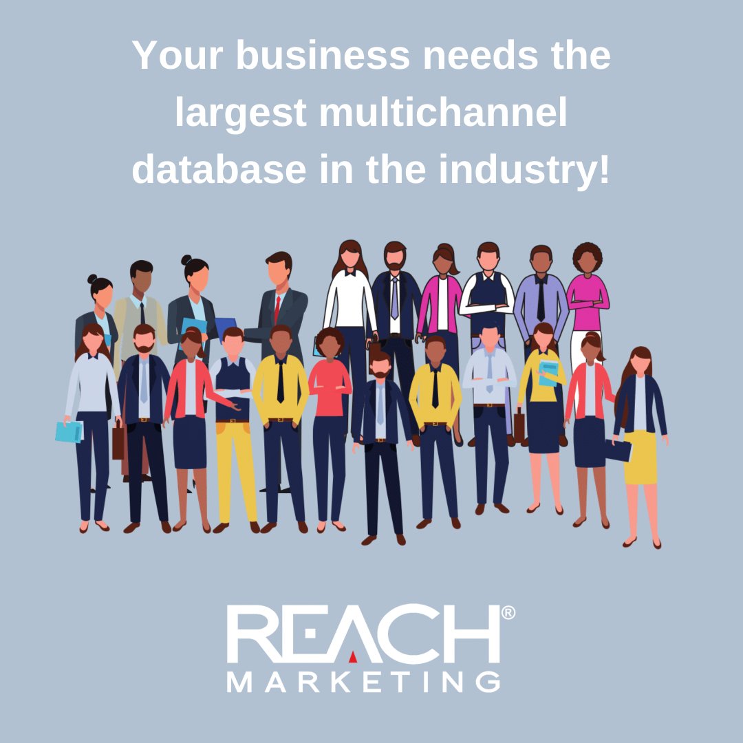 ReachMktg's tweet image. ReachBase, the largest multichannel #b2b database in the industry with more than 72 million records, gives you unparalleled access to professionals across all industries. Learn more at: ow.ly/kzIr30rLOq2 #marketing #b2b #leadgeneration