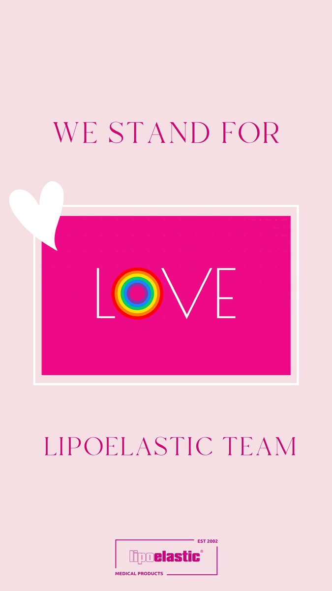 lipoelastic's tweet image. We believe in LOVE 
•
#Pride2021 #pride #Equality #support