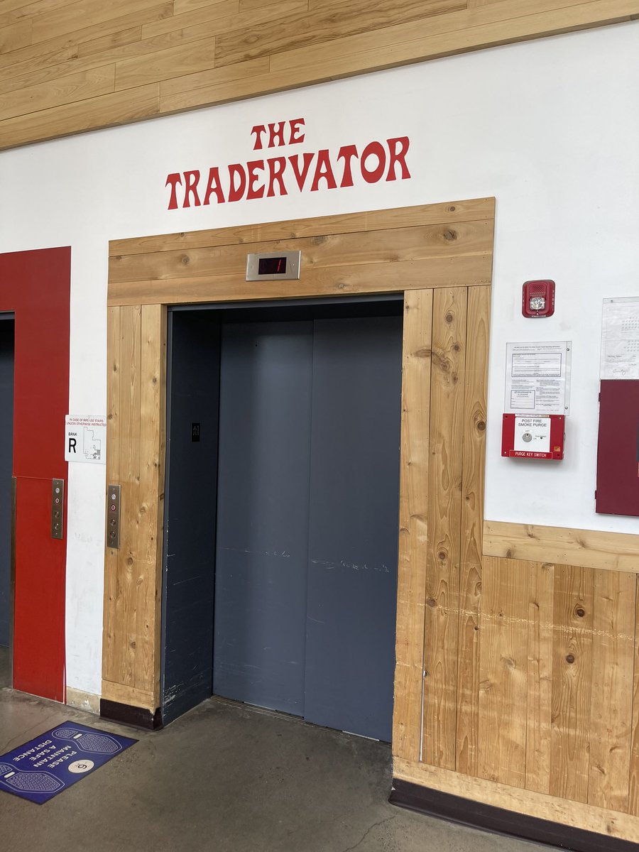 Why do I feel like the elevator at Trader Joe’s (aka The Tradervator) has the ability to take me past earth’s crust and into the upper mantle