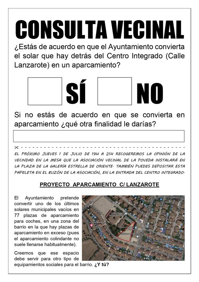 Foto cedida por AVV La Poveda