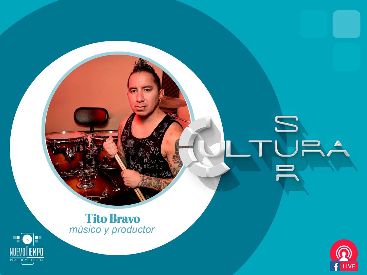 NuevoTiempoCue's tweet photo. Mañana tenemos una cita en #CulturaSur, desde las 10:30. 🎙️
Tito Bravo, músico y productor, nos contará sobre #Stereolithic.
David Arévalo, diseñador, compartirá sobre #CapitalDiseño un nuevo espacio que se abre en la Casa de la Cultura.
#VamosEnTuDirección https://t.co/4JuyB73hhG