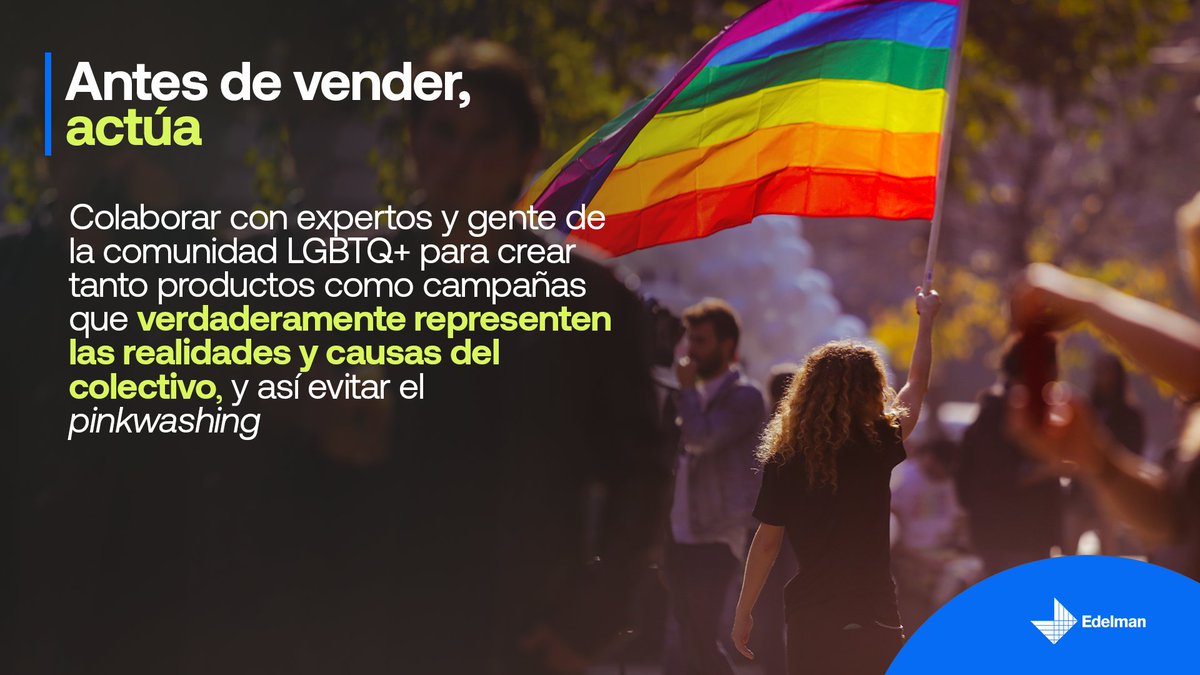 EdelmanMx's tweet photo. En el Día Internacional del #OrgulloLGBT, #EdelmanEqual y #EdelmanMexico presentamos reflexiones y recomendaciones para acompañar y ayudar a las empresas a volverse espacios más seguros e inclusivos para las personas LGBTQ+. https://t.co/xviKAfo301