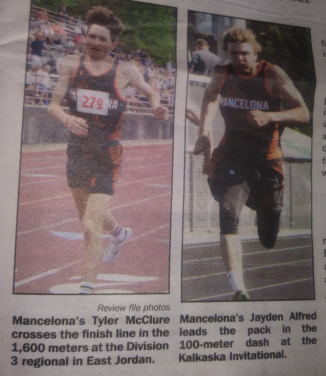 M_Alfred76's tweet photo. Congrats to @jayden_alfred34 on being named Co Athlete of the Year in track by the Antrim Review. Also received honorable mention all conference in baseball this spring hitting .617 and averaging 2 k's/inning pitched. Crazy busy spring but it was a fun last high school season �� https://t.co/pbdVtQKNN8