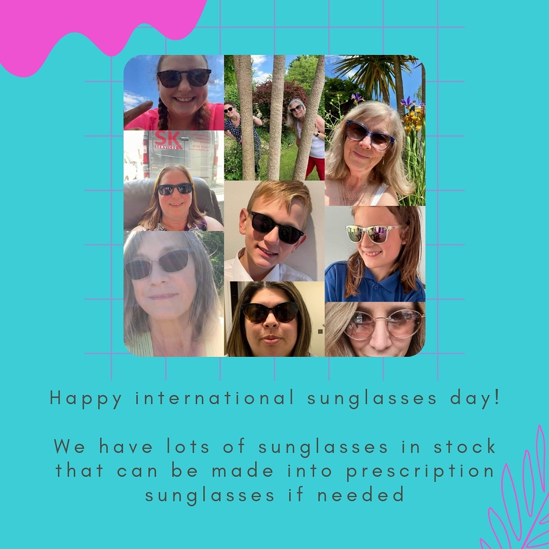 EyewearMaxem's tweet photo. #internationalsunglassesday #prescriptionsunglasses #sunglasses #sunshine #smallbusiness #somersetbusiness https://t.co/0bIUIfxdjc