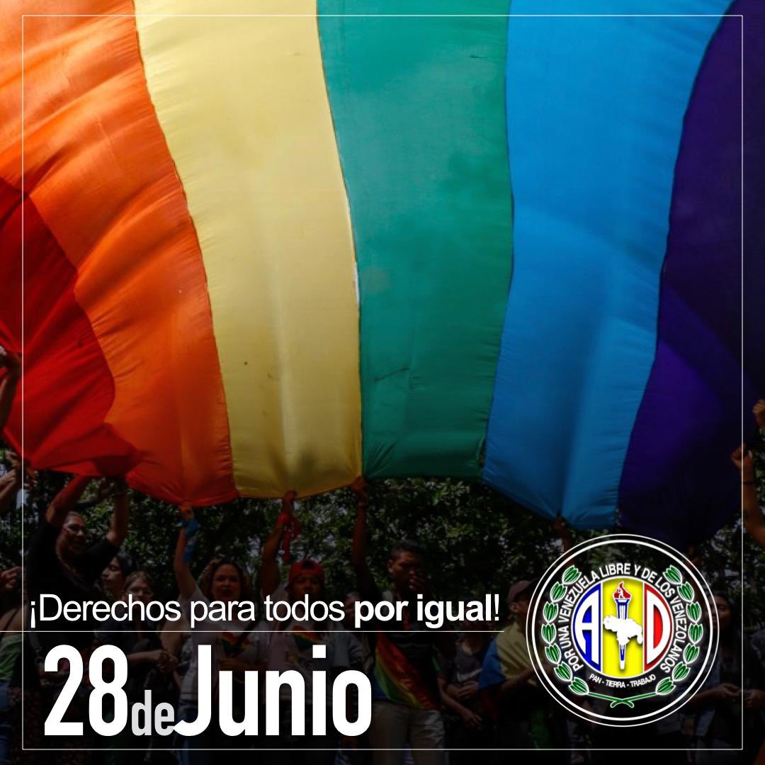 ADemocratica's tweet photo. La verdadera lucha democrática pasa por la igualdad de derechos para todos y, sobretodo, por la construcción de una ciudadanía que se reconozca en la diversidad, donde prevalezca el respeto a pesar de las diferencias

Hoy reiteramos nuestro compromiso de lucha por y para todos 🏳️‍🌈 https://t.co/DQeFk0boyH
