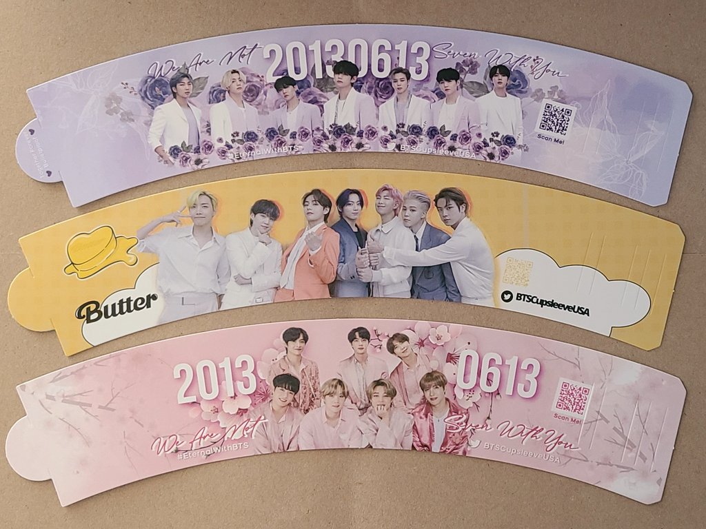 discobts's tweet photo. late post but thank you @BTSCupsleeveUSA for your #EternalWithBTS event and these goodies!! ๐ https://t.co/tHWIMfcVQt