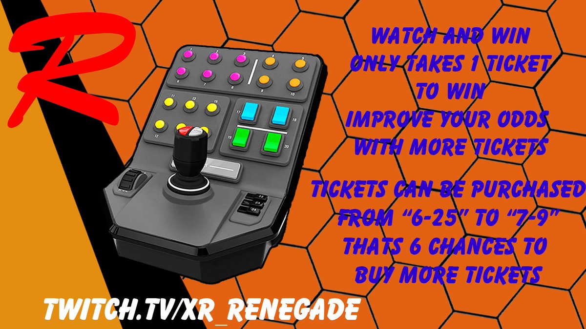 XrRenegade's tweet photo. Renegade Nation, night one of the Logitech Giveaway starts tonight!!
The more you watch, the more tickets you earn and better chance you have as winning,,,
Grab a drink and get in here!!! Live at 7 pm eastern.
@big_guy86 @Colwillgaming @Scuba_Doobie #twitchaffiliate #farmsim19 https://t.co/aYde17dv2J