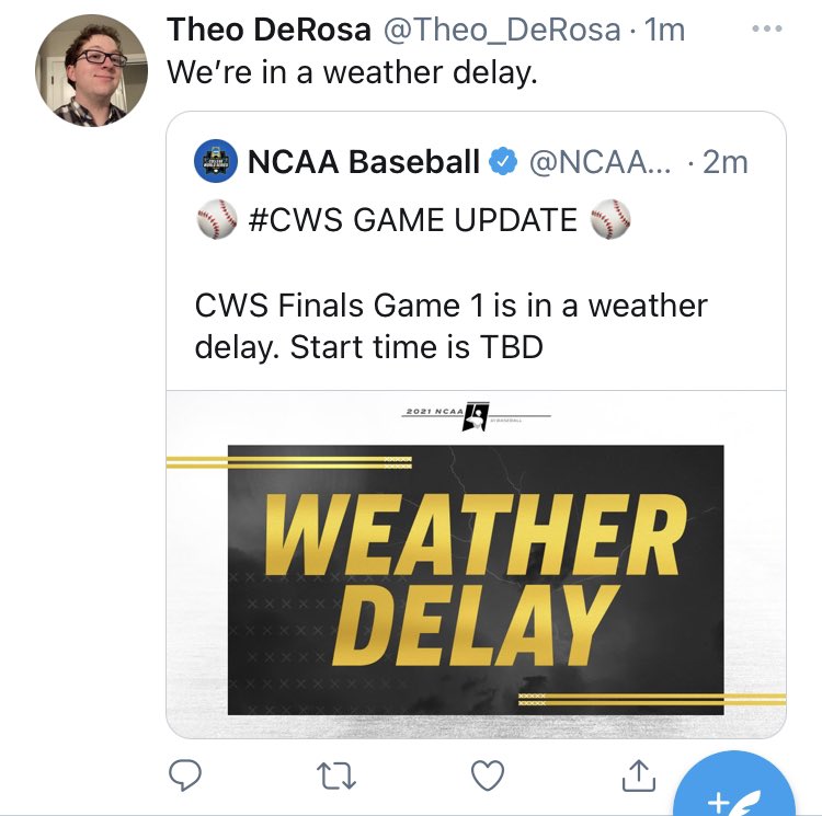 Theo_DeRosa's tweet photo. How it started vs. how it’s going https://t.co/wICnpemAR9