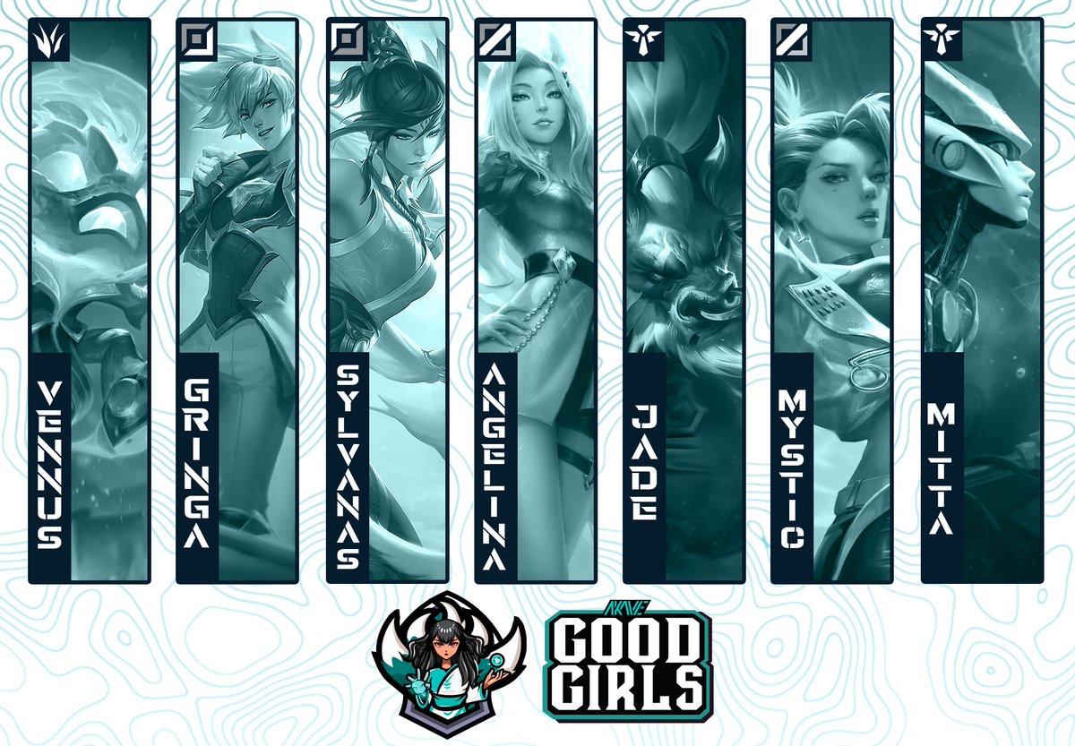 El Agave llega a la Grieta del Invocador! ✨ <a href="/TeamGoodGirls1/">GoodGirls</a> se une a nuestra familia como ESCUADRA OFICIAL de #WildRift 

Bienvenidas AKV Good Girls:
🇨🇱@KarenFr36065881
🇦🇷<a href="/of_angelina/">Angelina</a>
🇨🇱<a href="/GringaSoy/">Soy una gringa I love you</a>
🇦🇷<a href="/SugarBaby_Jade/">Jade_Stone</a>
🇨🇱<a href="/_mysticZzz/">mystic</a>
🇨🇱<a href="/Vennus_Gamer/">Vennus ✨</a>
🇵🇾@sylvanasgg
🇲🇽@MaureenWitch