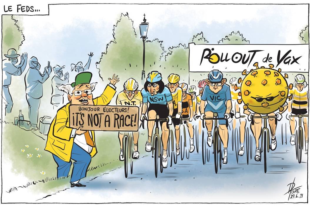 It's not a race   <a href="/davpope/">David Pope</a>