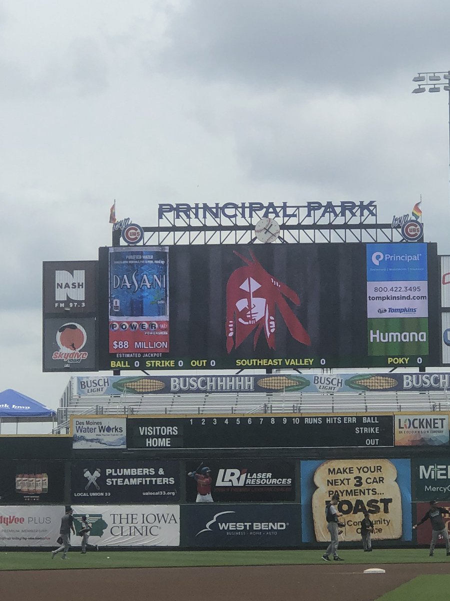 Thank You <a href="/IowaCubs/">Iowa Cubs</a> for giving our kids the opportunity to play at Principal Park!  Great Day!