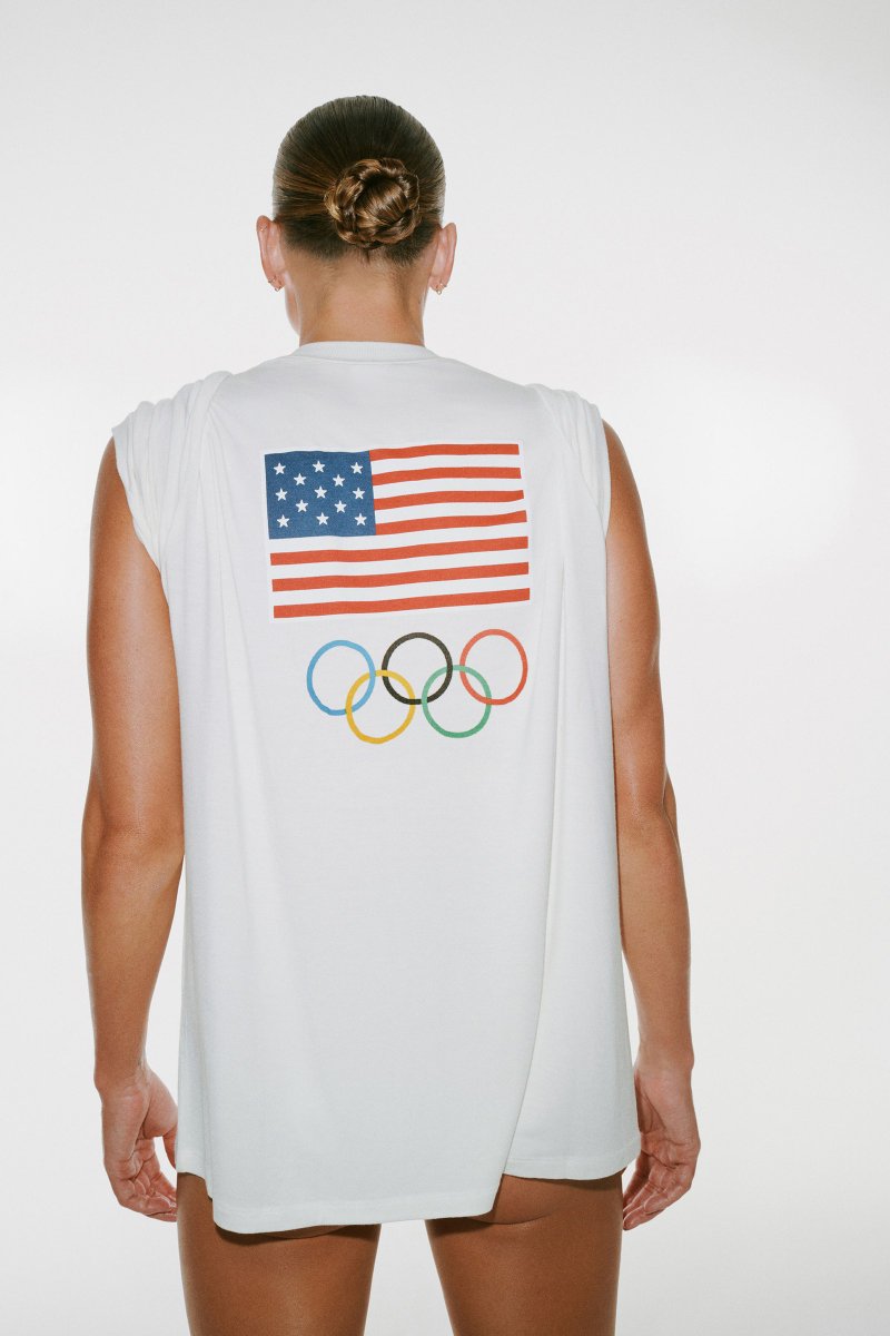 voguemagazine's tweet photo. Kim Kardashian announced that her intimates brand @Skims will design the official undergarments, pajamas, and loungewear for Team USA at the 2021 Olympics https://t.co/LP9Z63WFq2