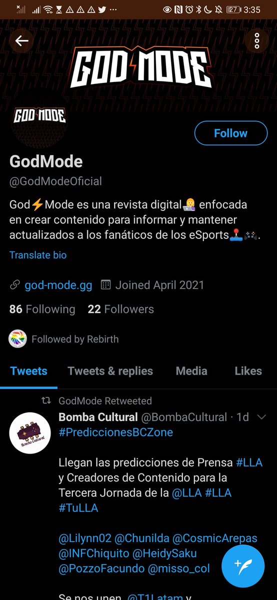 GODMODE LATAM tweet media
