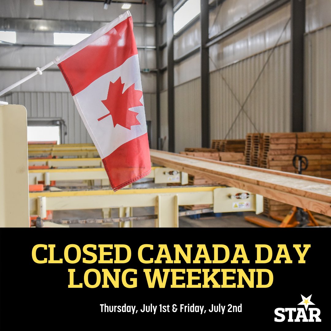 StarBuildingYYC's tweet photo. Star will be closed Tuesday July, 1st and Friday July 2nd and will reopen on Monday July 5th at 7:00am.

Happy Canada Day! Stay cool, it's going to be a hot one! 🔥🍁 https://t.co/lQ8Yrs6FJD