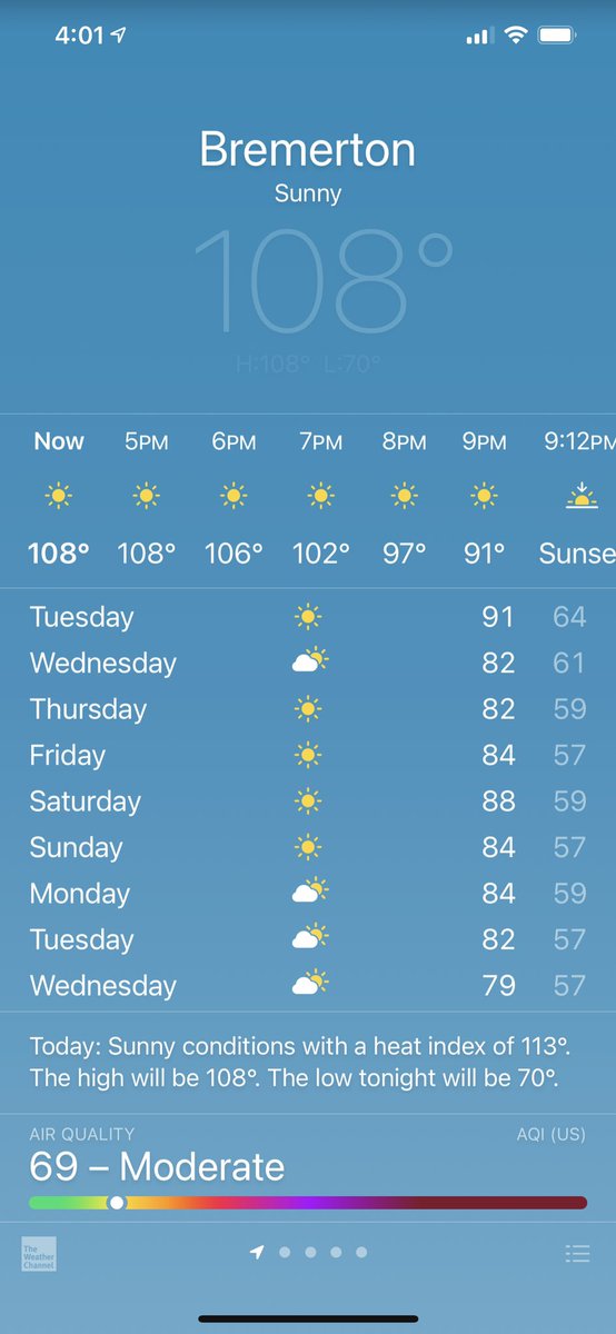 At least there’s nice air quality